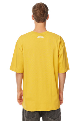 Mass Denim Patch T-shirt żółta