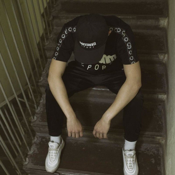 Mass DNM koszulka T-shirt Stripe - black QUICKSTRIKE