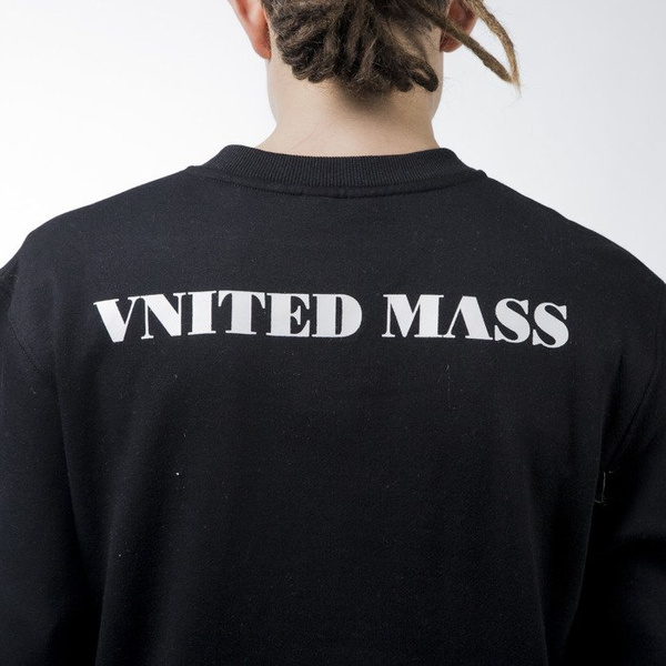 Mass Denim sweatshirt bluza Empire crewneck black BLAKK