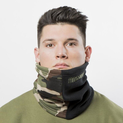 Mass DNM komin Neck Warmer Half Camo - woodland camo