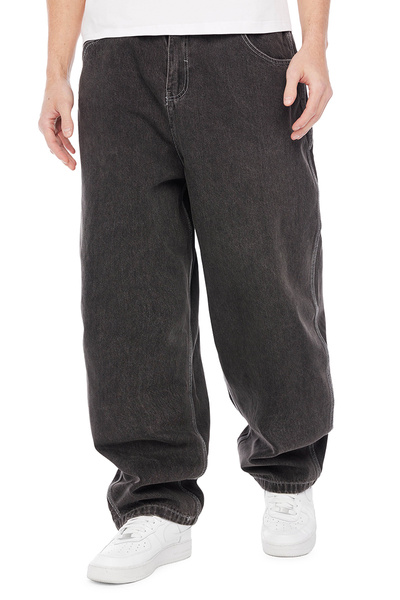 Mass DNM spodnie Jeans Beginner Original Baggy Fit - czarne
