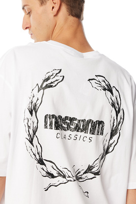 Mass Denim Koszulka Crown T-shirt biała