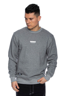 Mass DNM bluza Sweatshirt Crewneck Classics Small Logo - jasnoszara