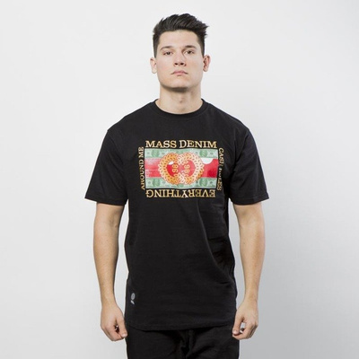 Mass DNM koszulka T-shirt Cream - black QUICKSTRIKE