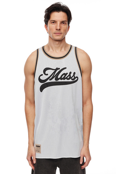 Mass DNM koszulka Draft Mesh Tank Top - biała