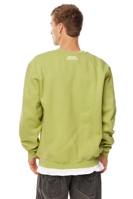 Mass DNM bluza Sweatshirt Patch Crewneck - oliwkowa