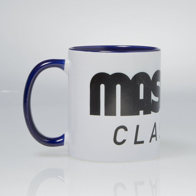 Massdnm kubek Classics Logo Mug white / navy blue