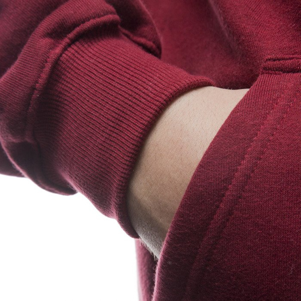 Mass Denim bluza sweatshirt Classics zip hoody claret