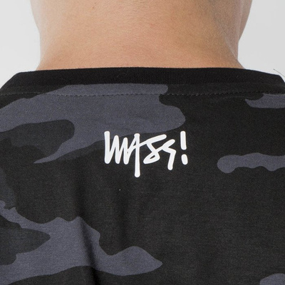 Koszulka Mass Denim T-shirt Signature - black camo