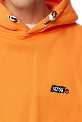Mass DNM bluza Sweatshirt Mini Box Hoody pomarańczowa