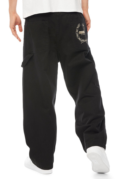 Mass DNM spodnie Crown Pants Extra baggy Fit - czarne