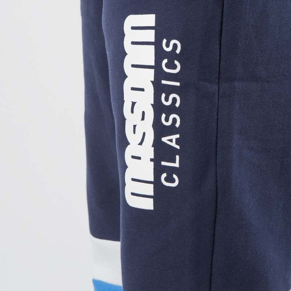 Mass DNM spodnie dresowe Respect Sweatpants - blue / navy