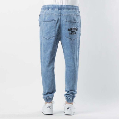 Mass DNM spodnie Joggers Jeans Sneaker Fit Campus - light blue