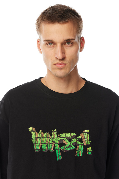 Mass Denim Koszulka Rock T-shirt czarna