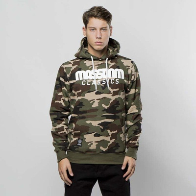 Bluza Mass Denim Sweatshirt Hoody Classics - woodland camo