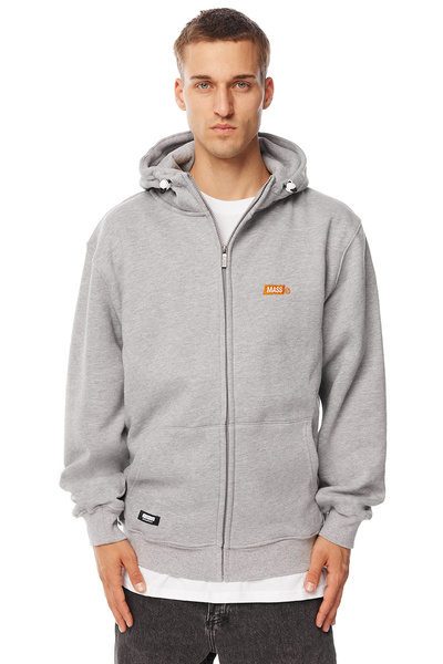 Mass DNM bluza Sweatshirt Mini Box Zip Hoody szara