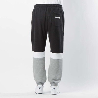 Mass DNM spodnie dresowe Respect Sweatpants Regular Fit - light heather grey / black
