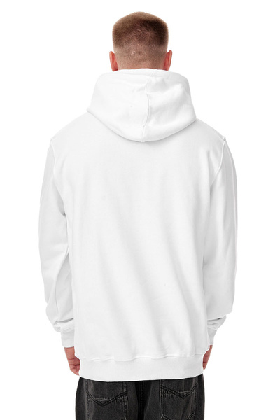 Mass DNM bluza Sweatshirt Signature 3D Hoody - biała
