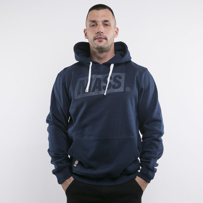 Mass Denim bluza hoody Three D navy