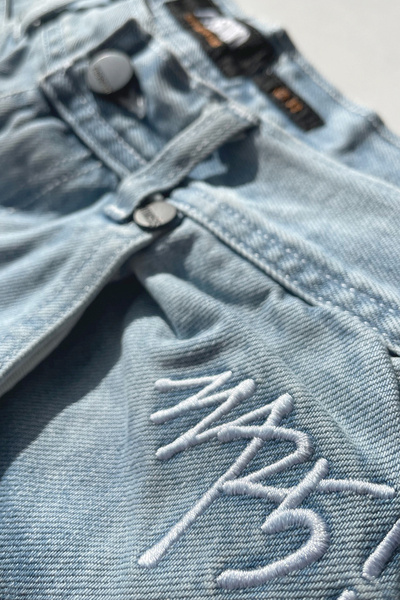 Mass DNM spodnie Jeans Target Baggy Fit - niebieskie