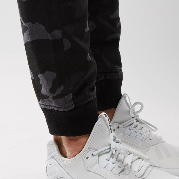 Mass DNM spodnie Classics Joggers Chino Sneaker Fit - black camo