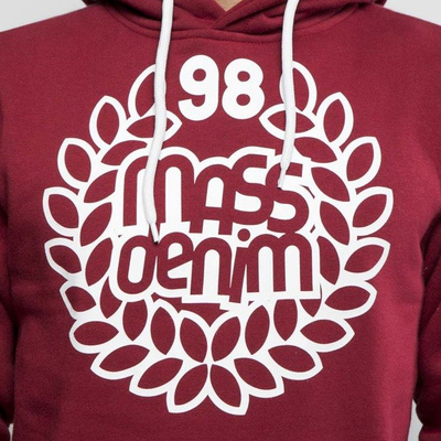 Mass DNM bluza Sweatshirt Hoody Base - claret