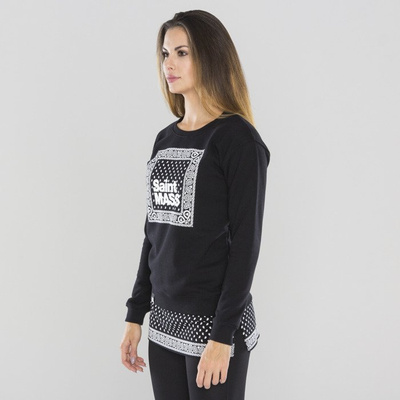 Saint Mass bluza crewneck Compton Long black