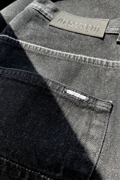 Mass DNM spodnie Jeans Slang Baggy Fit - czarne