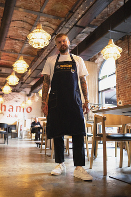 Fartuch Mass DNM Munchies - granatowy