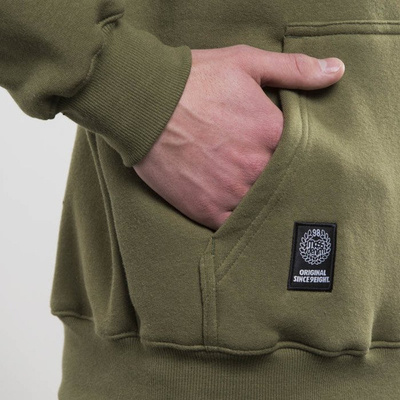 Mass Denim bluza hoody Signature Handmade khaki