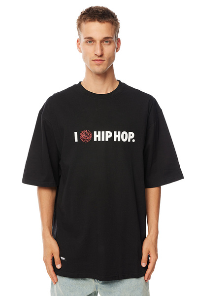 Mass Denim Koszulka FeelingsT-shirt czarna