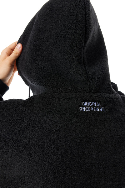 Mass DNM kurtka Patch Teddy Hoody Jacket - czarna