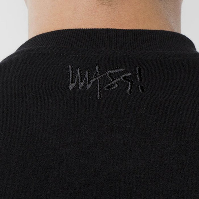 Bluza Mass Denim Sweatshirt Crewneck Edge - black