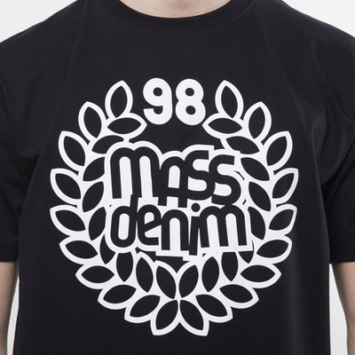 Mass Denim koszulka t-shirt Base black SS 2017