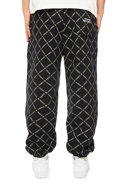 Mass DNM spodnie dresowe Monogram Baggy Fit Sweatpants - czarne
