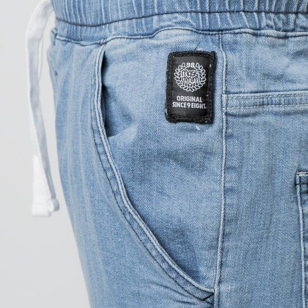 Mass DNM spodnie Joggers Jeans Sneaker Fit - light blue
