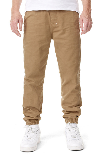 Mass DNM Joggers Pants Signature 2.0 Sneaker Fit - beżowe