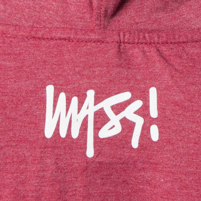 Mass DNM koszulka damska Longsleeve Hoody Signature WMNS - heather claret