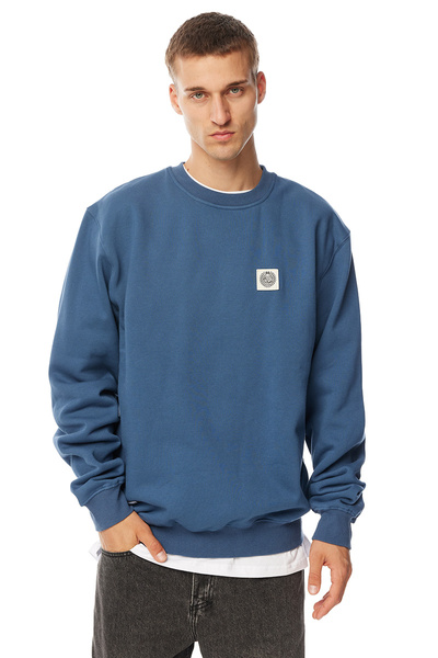 Mass DNM bluza Sweatshirt Patch Crewneck - stalowa