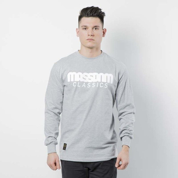 Mass DNM koszulka damska Longsleeve Classics - light heather grey