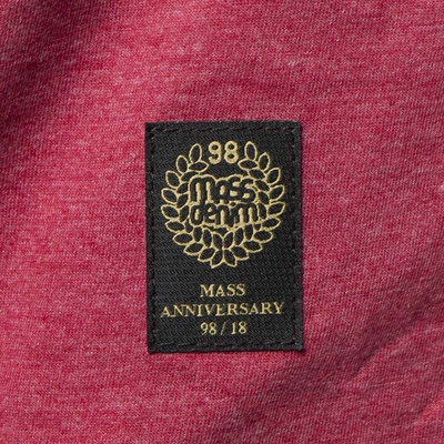 Mass DNM koszulka Longsleeve Hoody Signature - heather claret