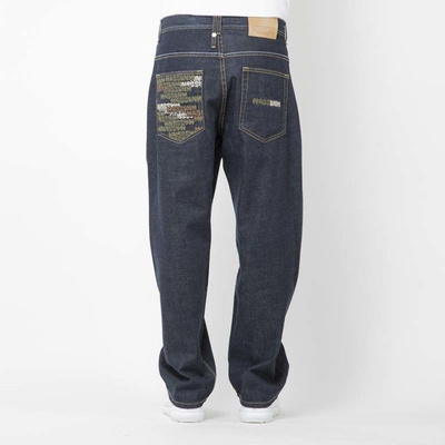 Mass Denim spodnie jeans Phat Camo baggy fit rinse SS2017