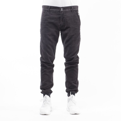 Mass Denim spodnie jogger chino Classics Corduroy sneaker fit black