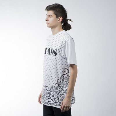 Mass Denim t-shirt koszulka  Bandana white BLAKK