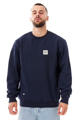 Mass DNM bluza Sweatshirt Patch Crewneck - granatowa