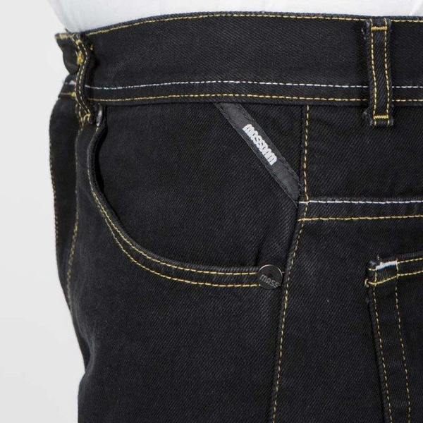Mass DNM spodnie Jeans Tapered Fit V - black rinse
