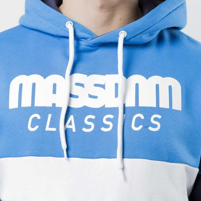 Mass DNM bluza Sweatshirt Hoody Respect - blue / navy