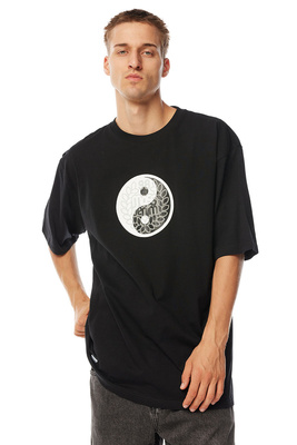 Mass Denim Ying Yang T-shirt czarna