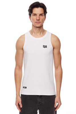 Mass DNM koszulka Signature Patch Tank Top - biała