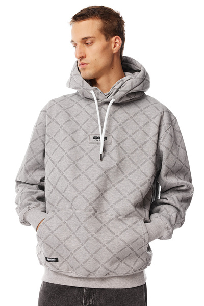 Mass DNM bluza Sweatshirt Monogram Hoody szara